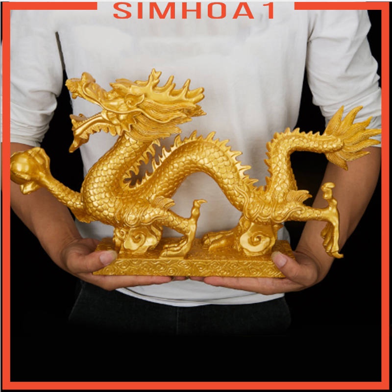 simhoabeMY] Chinese Feng Shui Dragon Statue Sculpture Attract Wealth & Good  Luck Gift #1 | Shopee Malaysia