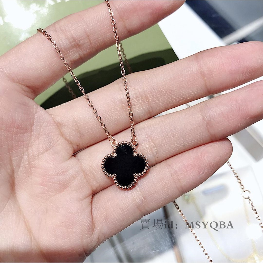 van cleef & arpels clover necklace