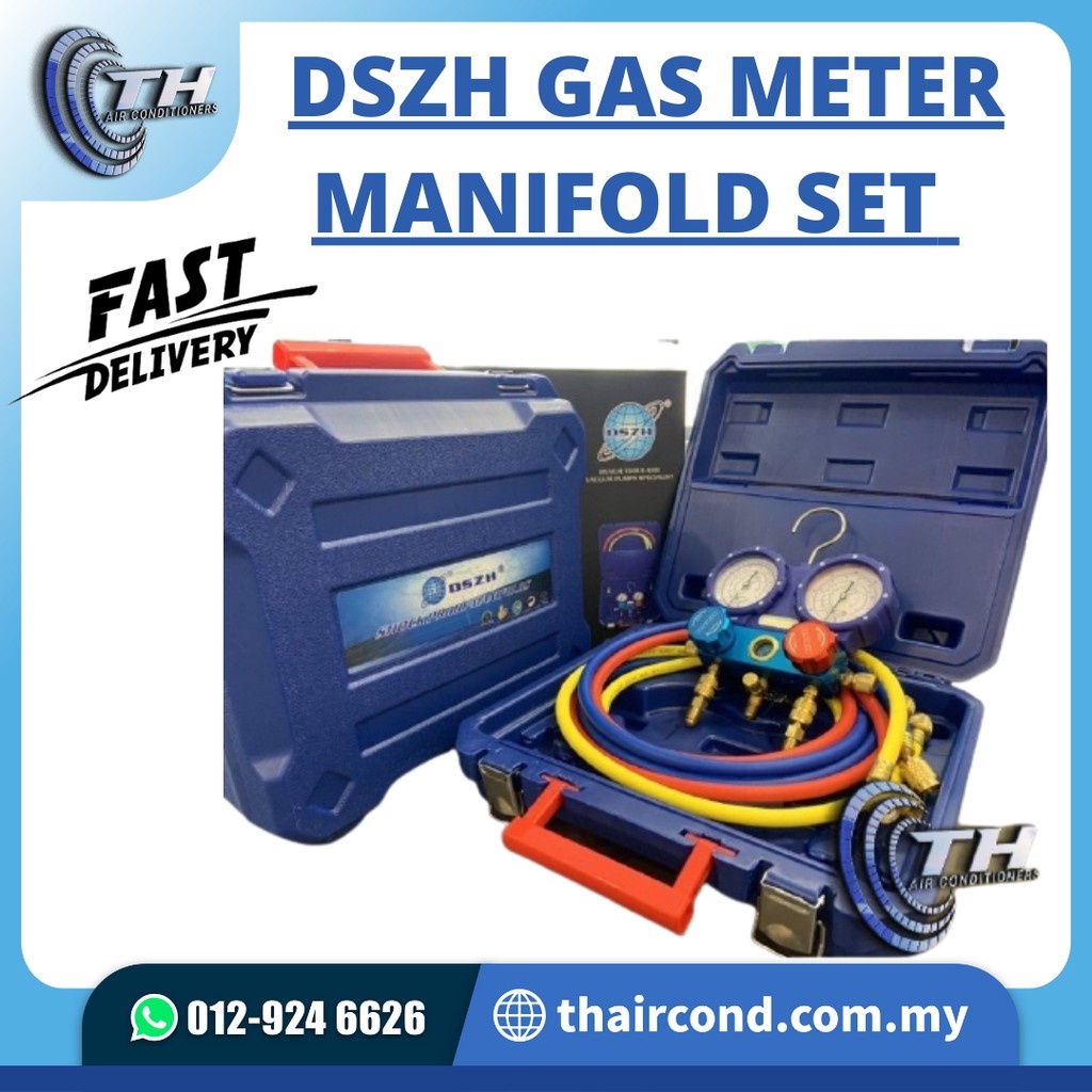 DSZH GAS METER MANIFOLD SET R22 R410A R134A Shopee Malaysia