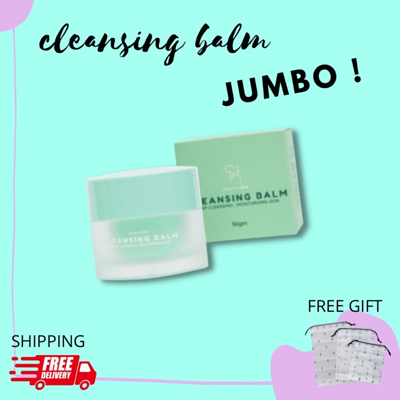 New !! Cleansing Balm Jumbo Viral + Free Gift by Obsess Cosmetics Shopee Malaysia