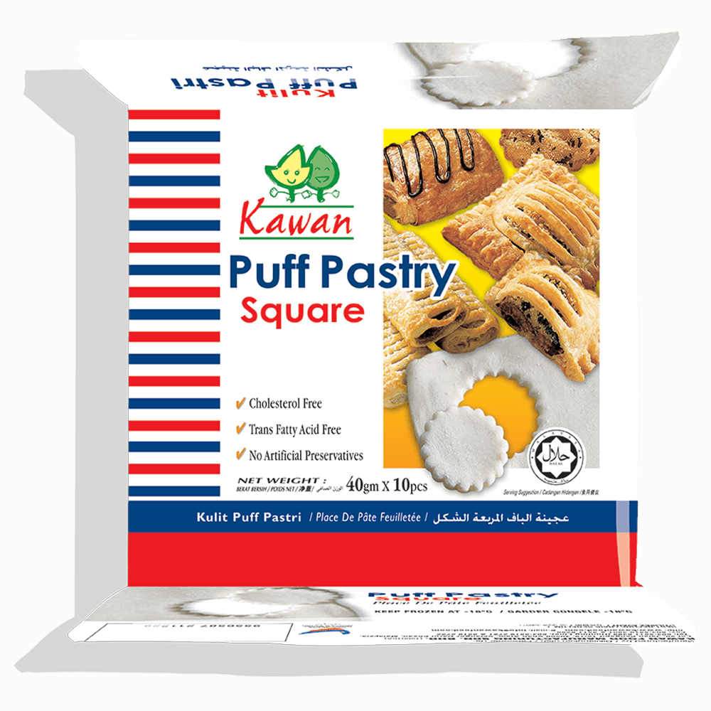 Kawan Puff Pastry Square 4 10 Pcs 400g Shopee Malaysia
