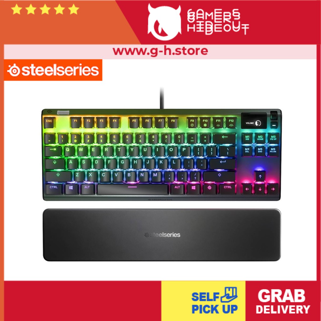Steelseries Apex Pro Tkl Mechanical Gaming Keyboard World S Fastest Mechanical Switches Oled Smart Display Compact Shopee Malaysia