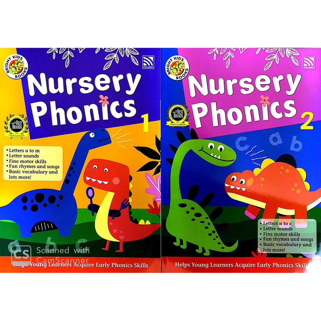 [MH] Bright Kids Books Nursery Phonics 1 & 2 2020 Pelangi Children NURSERY PHONICS 1 New PGMall