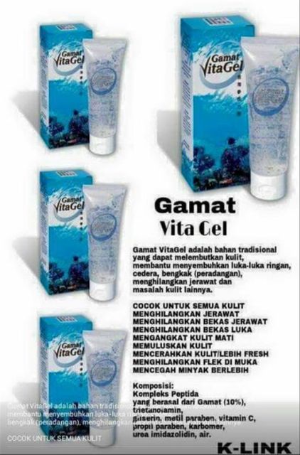 Gamat Gel K Link Melegakkan Jerawat Dan Luka Luka Malaysia