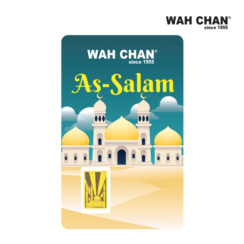 WAH CHAN 999.9 Fine Gold Bar - As-Salam (2g)