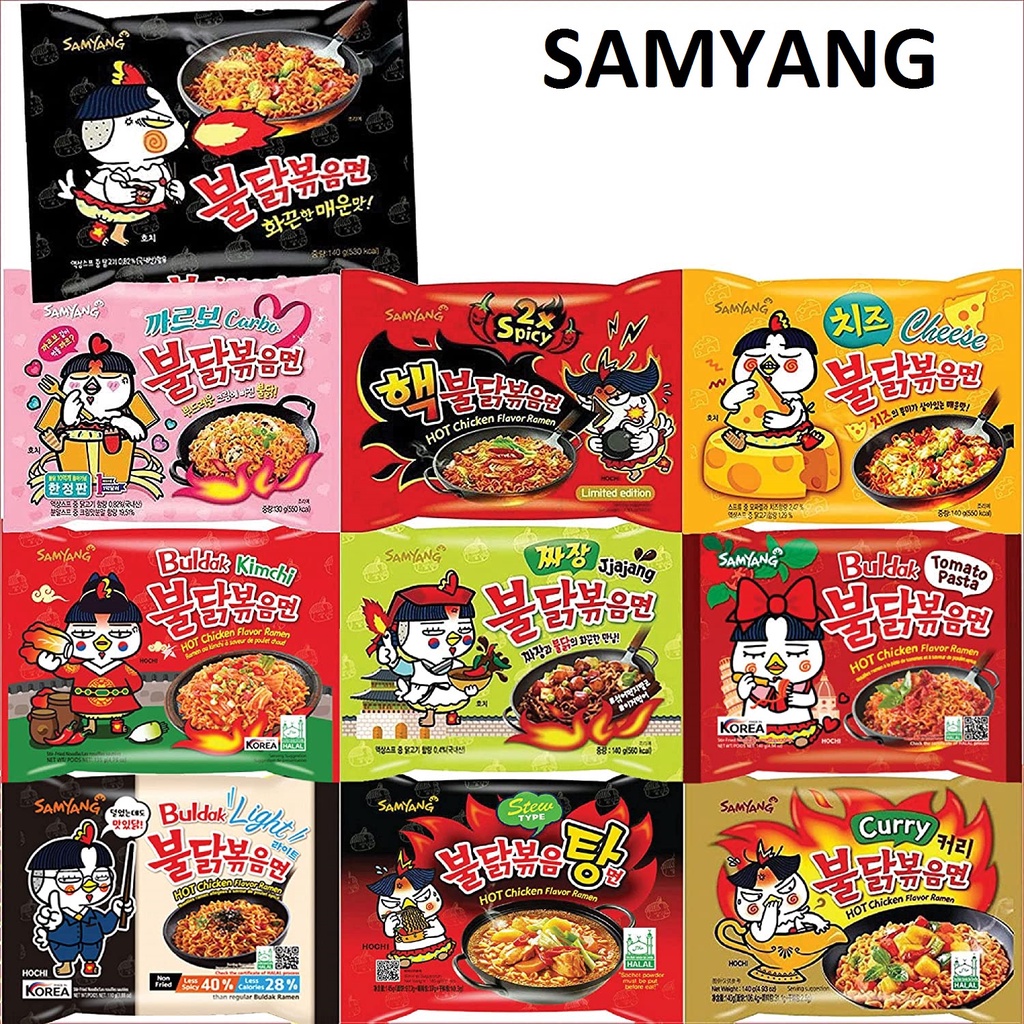 Samyang Ramen Halal Loose 1 Pack All Flavour | Shopee Malaysia