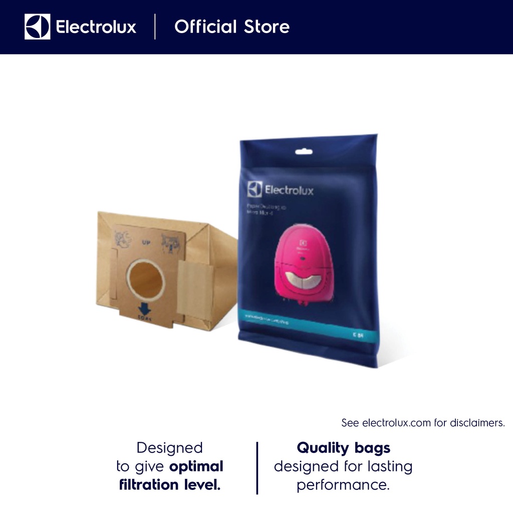 Electrolux Paper Dust Bag with Micro Filter E89 Shopee Malaysia