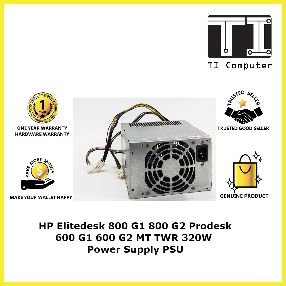 HP Elitedesk 800 G1 800 G2 Prodesk 600 G1 600 G2 MT TWR 320W Power Supply  PSU (Refurbished) | Shopee Malaysia