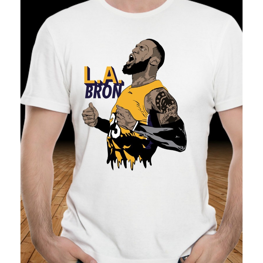 lebron james lakers tee shirt