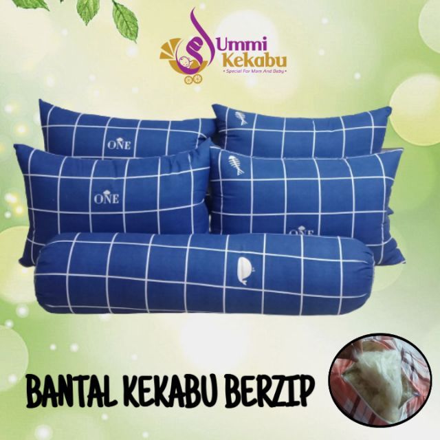 Kombo Bantal Kekabu Asli Berzip Shopee Malaysia