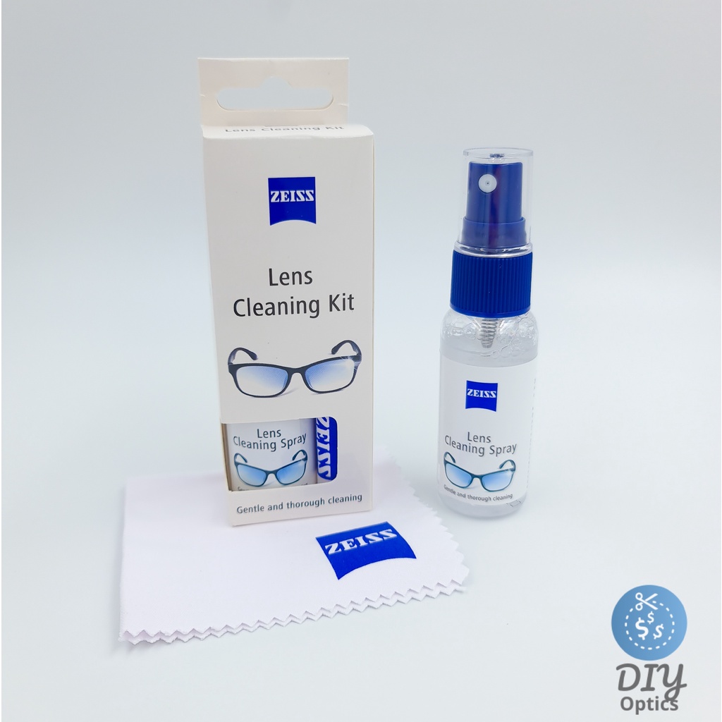 ZEISS Lens Cleaning Kit Alcohol Free 30ml Lens Spray and Cloth (15 x