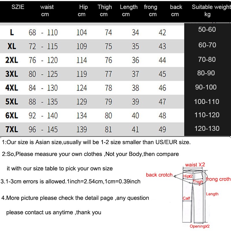 eur size pants