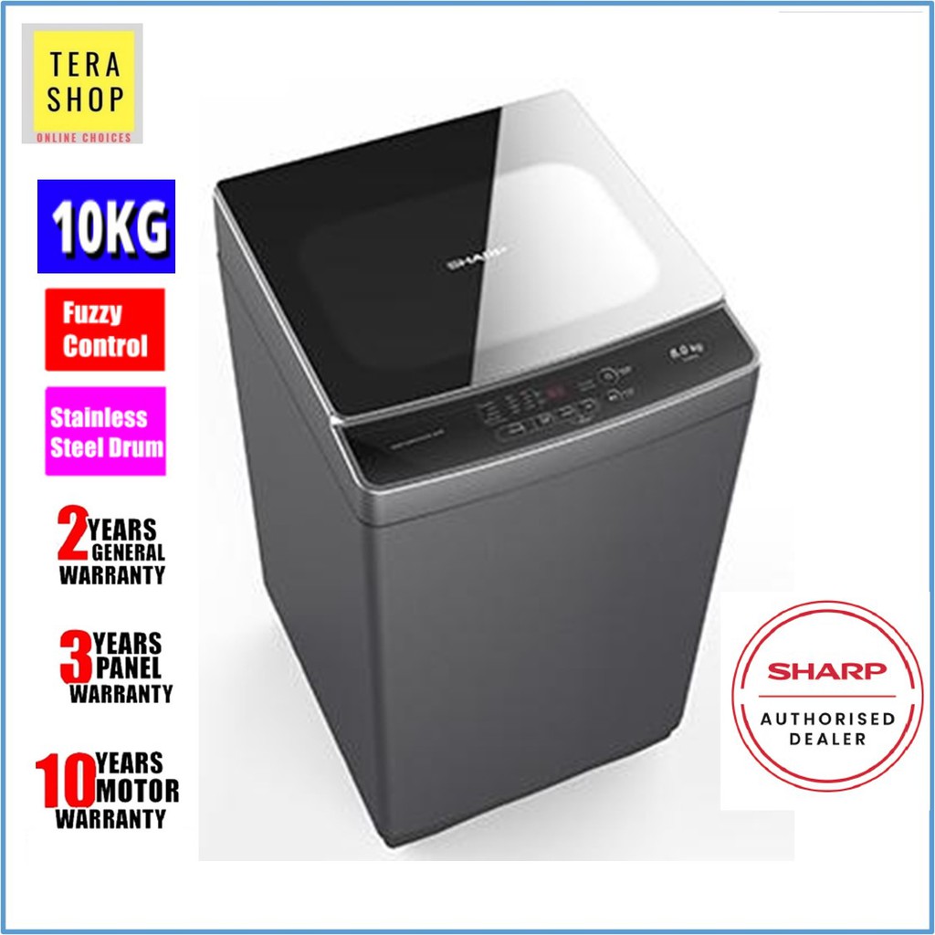 Sharp ESX1168 Fully Auto Washing Machine 10KG Mesin Basuh Shopee Malaysia