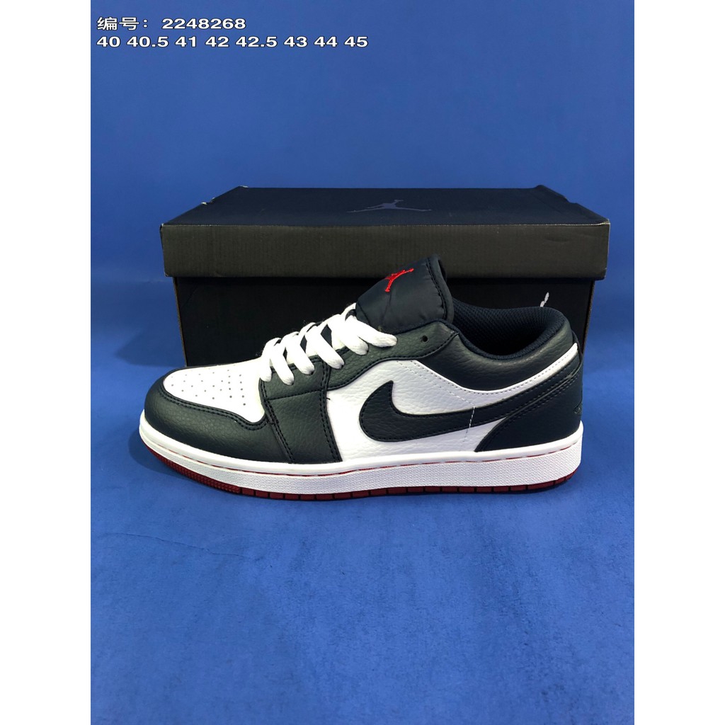 air jordan 1 low black and white