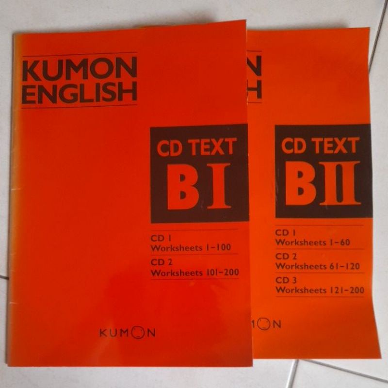 Kumon English BI& BII Shopee Malaysia