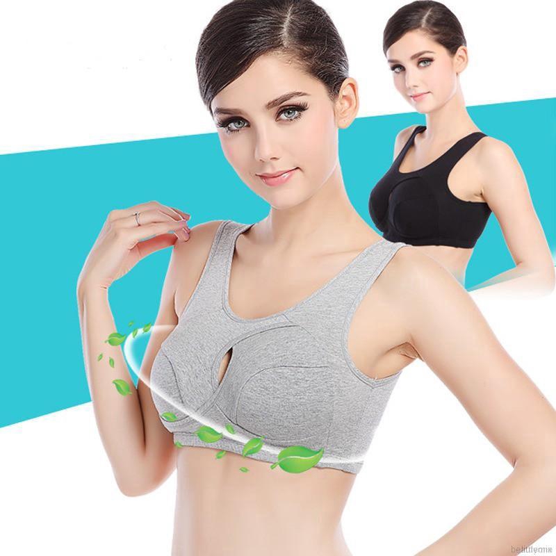 pure cotton sports bra