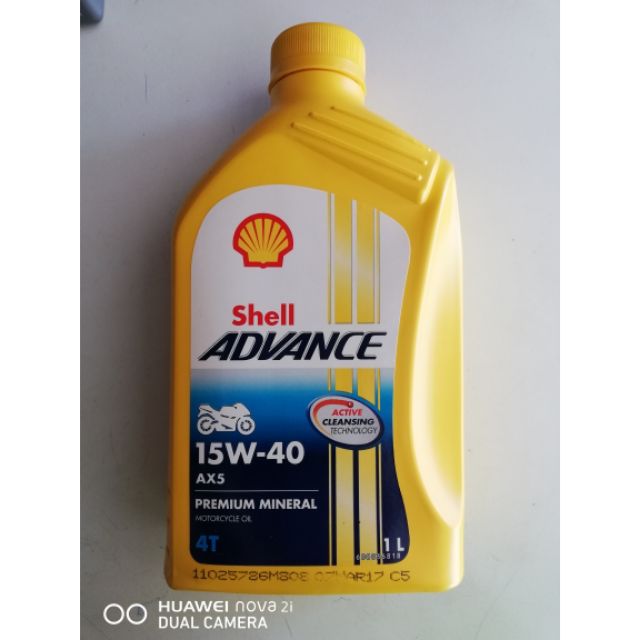 SHELL ADVANCE AX5 15W-40 (100%ORIGINAL) | Shopee Malaysia