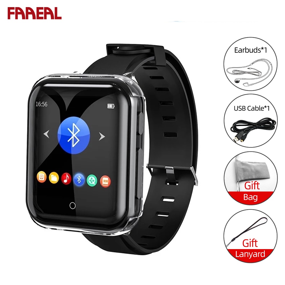 FAAEAL RUIZU M8 Bluetooth MP3 Player Full Touch Screen Music Player ...