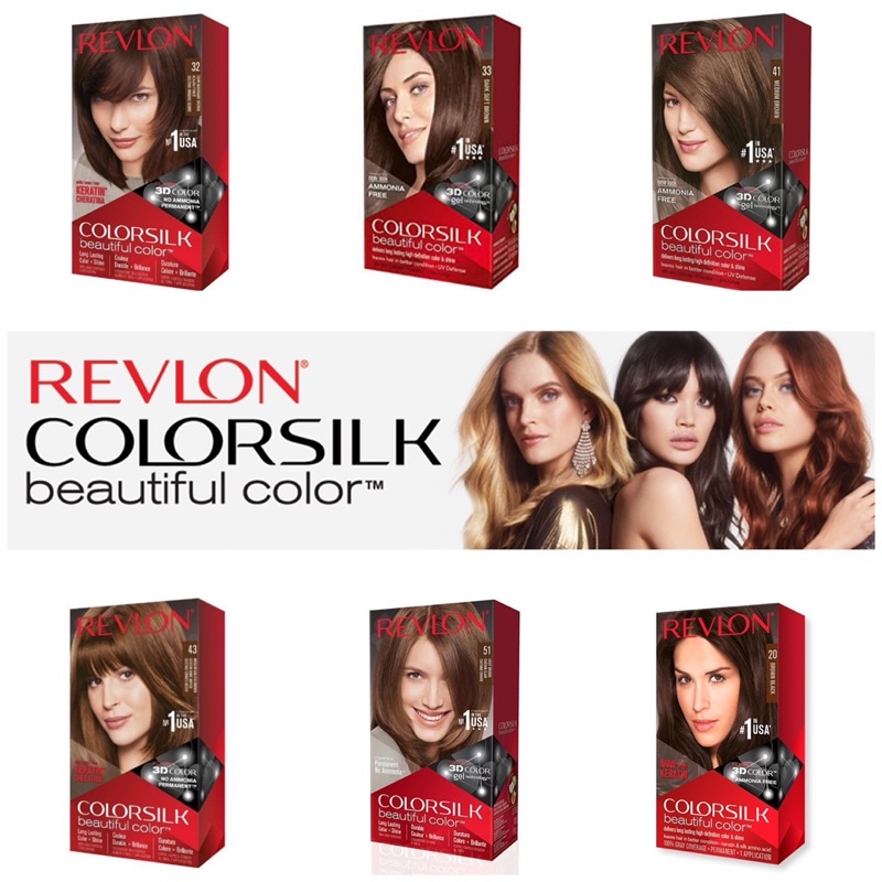 Revlon Colorsilk Hair Colour (All Colours) | Shopee Malaysia
