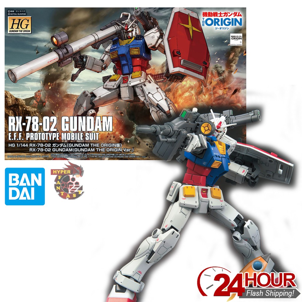 Hg 1 144 Gto Rx 78 02 Gundam Gundam The Origin Ver Gundam Model Kits Shopee Malaysia