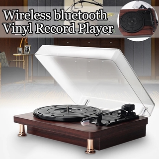 vinyl record player turntable playback gramophone retro record player 33/45/78 speed Bluetooth playback