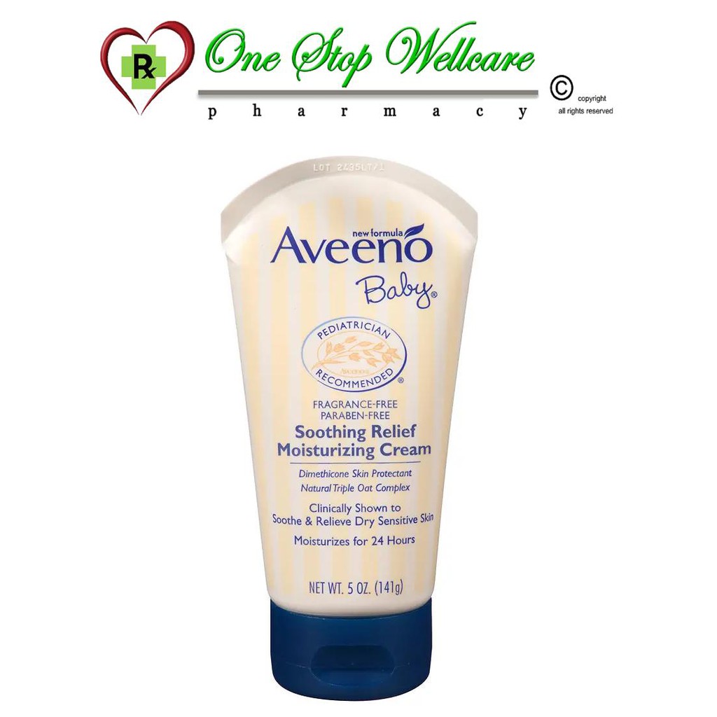 aveeno baby soothing relief moisture cream 5 oz