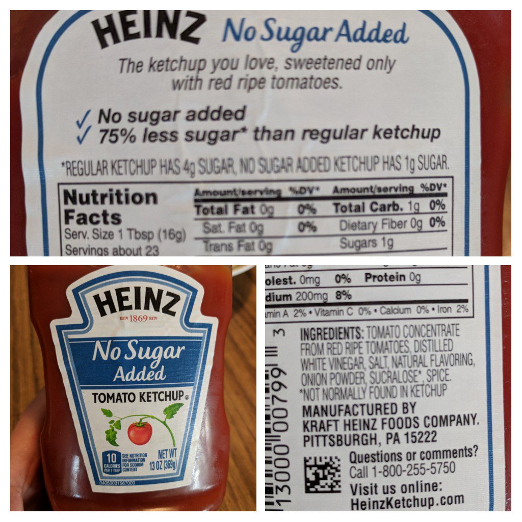 Heinz No Sugar Added Ketchup Nutrition Facts Besto Blog