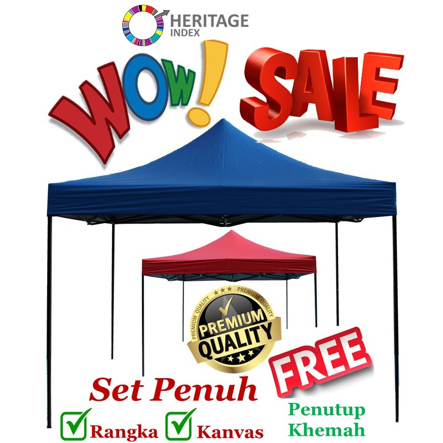 10' x 10' Roof 80cm Express Market Canopy Tent Portable 10 ft Kanopi