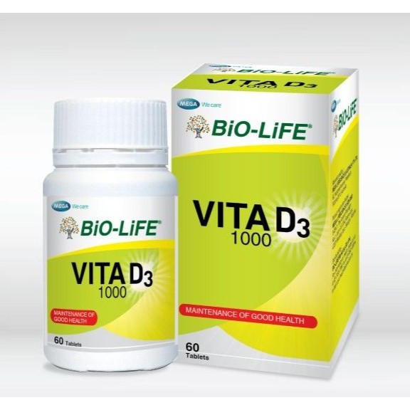 Biolife Vita D3 1000 60'tabs (EXP 2/21) VITAMIN D Shopee Malaysia