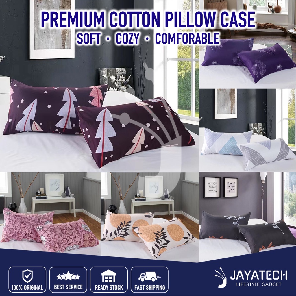 PREMIUM COTTON PILLOW CASE / SARUNG BANTAL CADAR / SARUNG BANTAL TIDUR / BEDSHEET PILLOW CASE / PILLOW COVER PATTERN 5