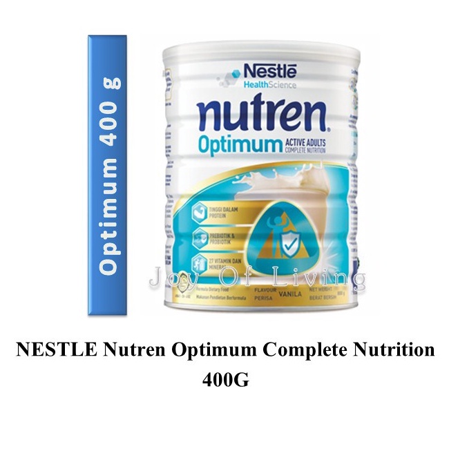 Nestle Nutren Optimum Complete Nutrition 400g (exp: 08/2023) | Shopee ...