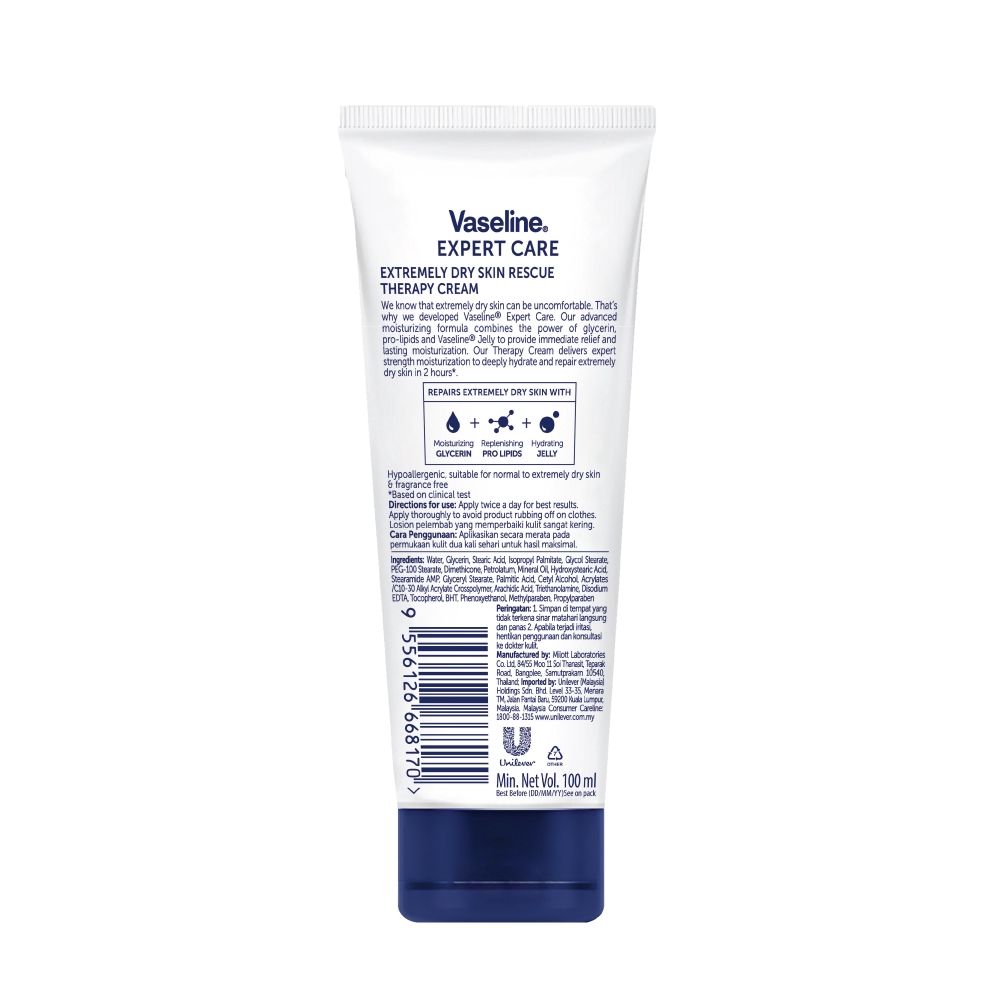 vaseline advanced strength dry skin rescue
