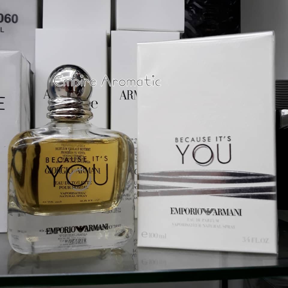 emporio armani because it's you 100ml women's fragrance