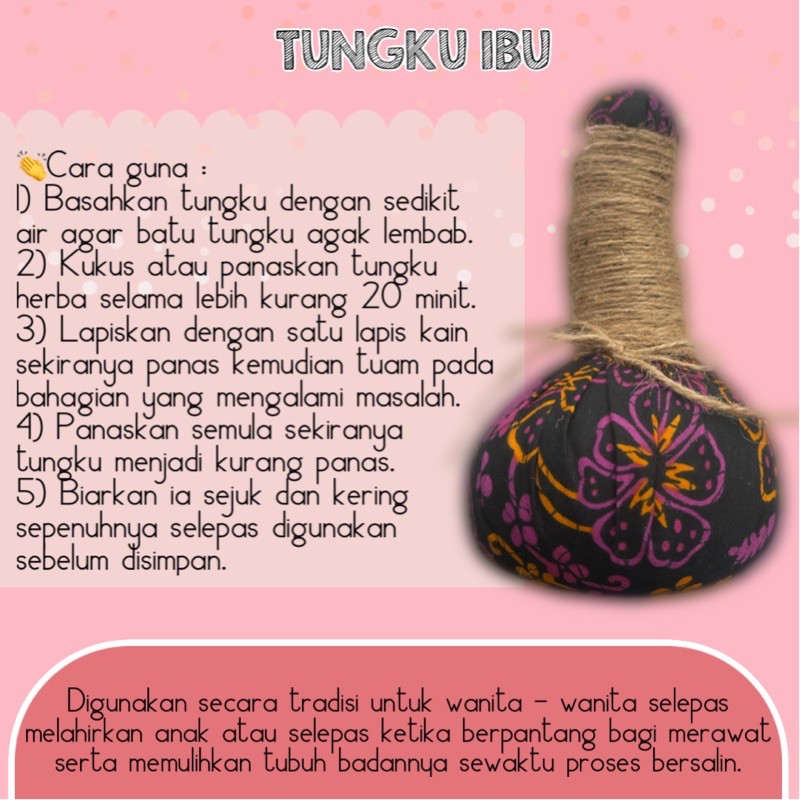 Naturemedics Herbal Stone Tungku Ibu Herbal Tuam Bayi Shopee Malaysia