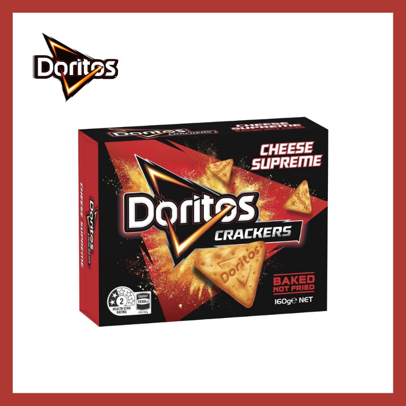 Doritos Cheese Supreme Baked Crackers 160g Shopee Malaysia