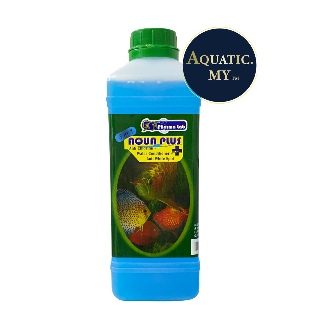(1Litre) Pharma Lab Aqua Plus Anti Chlorine + Water Conditioner + Anti