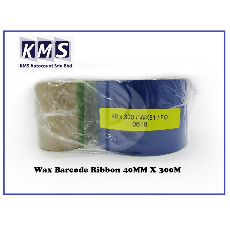 Wax Barcode Ribbon Mm X M Shopee Malaysia