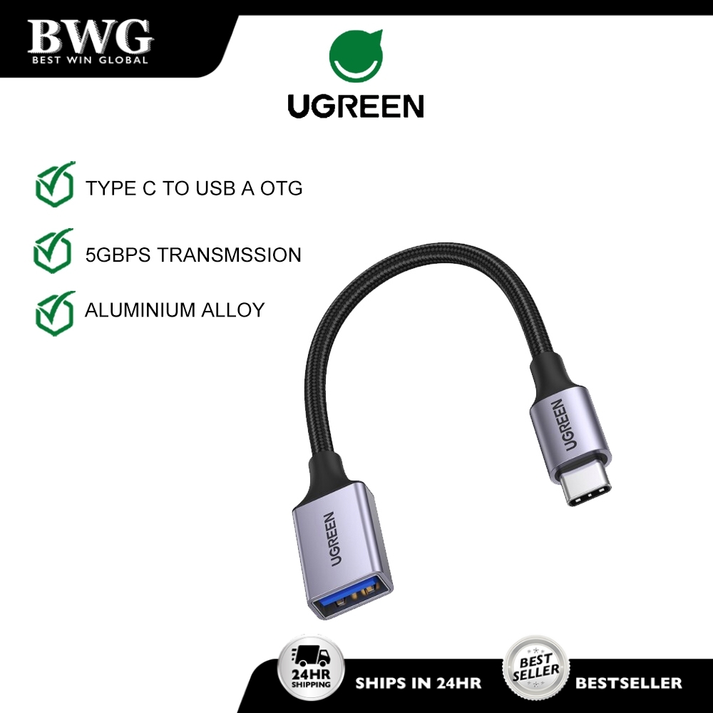 Ugreen Usb C To Usb 3 0 Adapter Type C Otg Cable Thunderbolt 3 To Usb Female Adapter Otg Cable