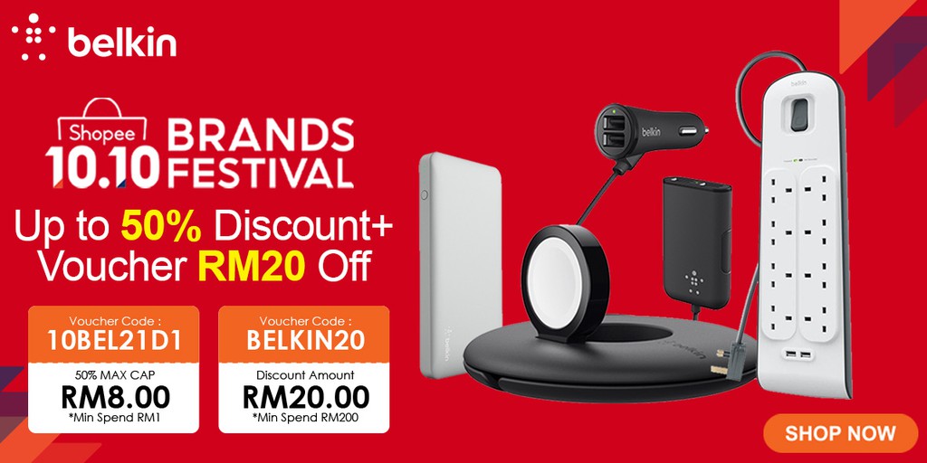 belkin.my, Online Shop Shopee Malaysia