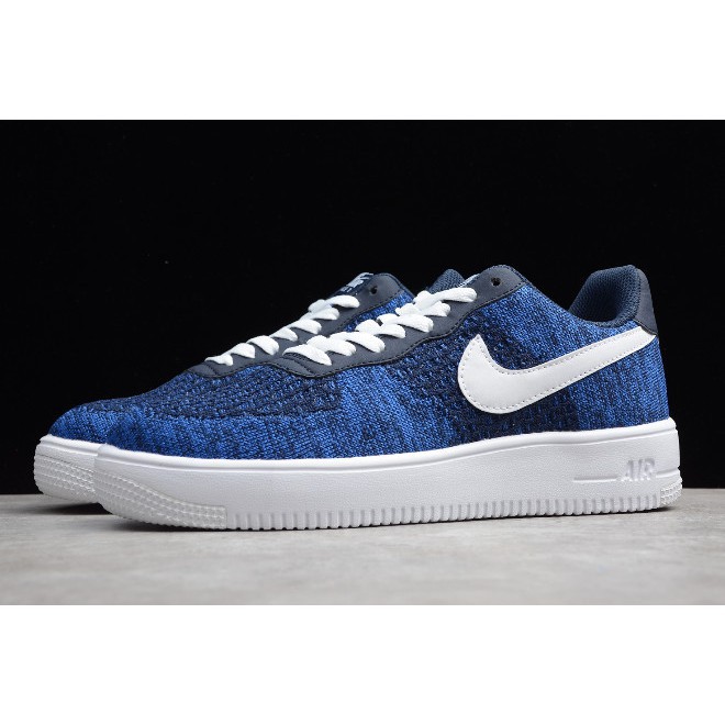 nike air force 1 flyknit navy