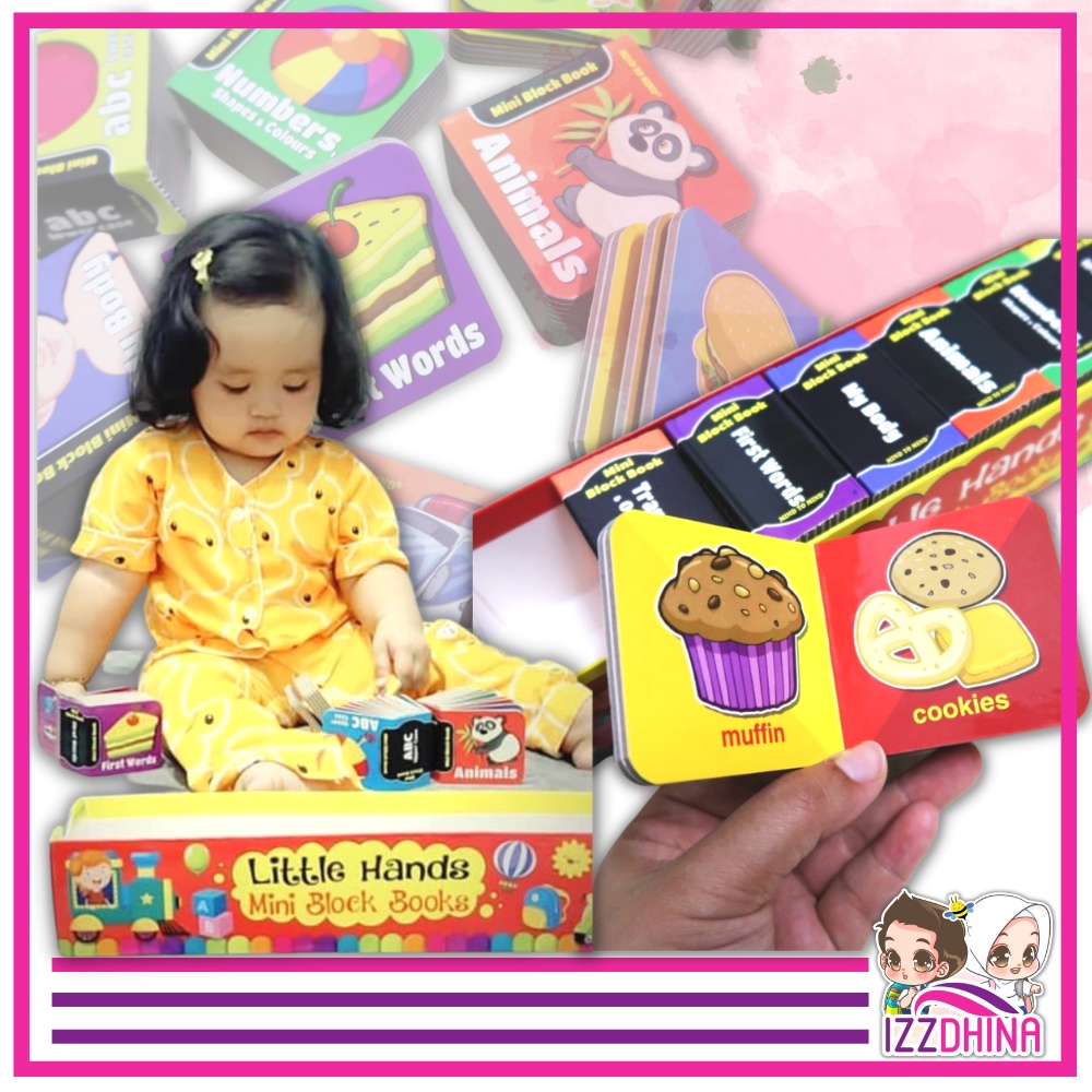 Baby Book | Little Hands Mini Block Books | Busy Book Quiet Book ...