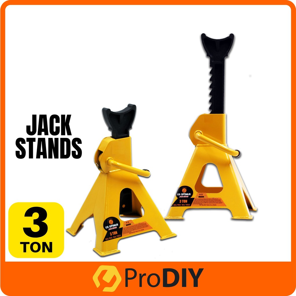 3 Ton Jack Stand ( 1 Pair / 2 pcs ) For Car Automotive Repair Tools ( RANDOM COLOUR )