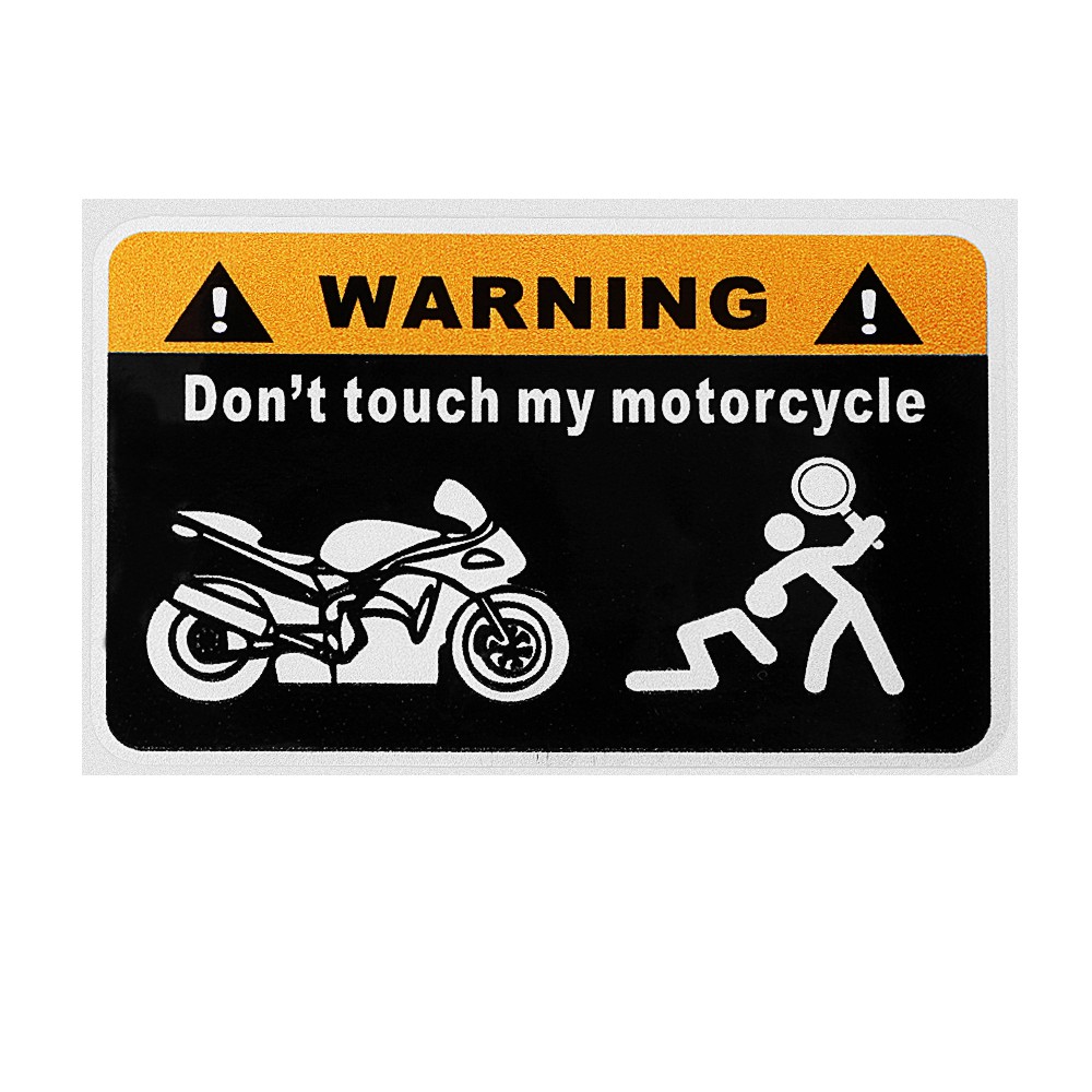 1x Don't Touch My Motorcycle Funny Moto Decals for Kawasaki Suzuki Ducati  Aprilia KTM Honda Yamaha Motorbike Stickers | Shopee Malaysia