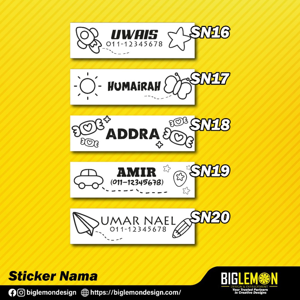 buy-150pcs-sticker-nama-cartoon-black-white-sticker-pelajar-sekolah