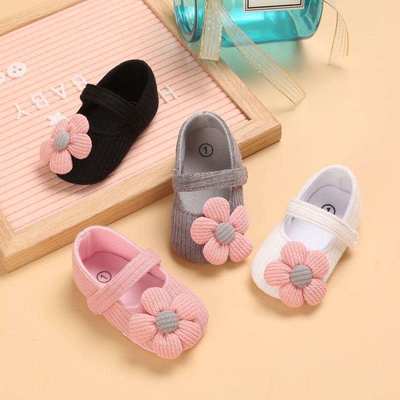 Baby Girl Christening Bow Shoes Newborn Babies Shoes Soft Bottom Toddler Birthday Princess Shoes