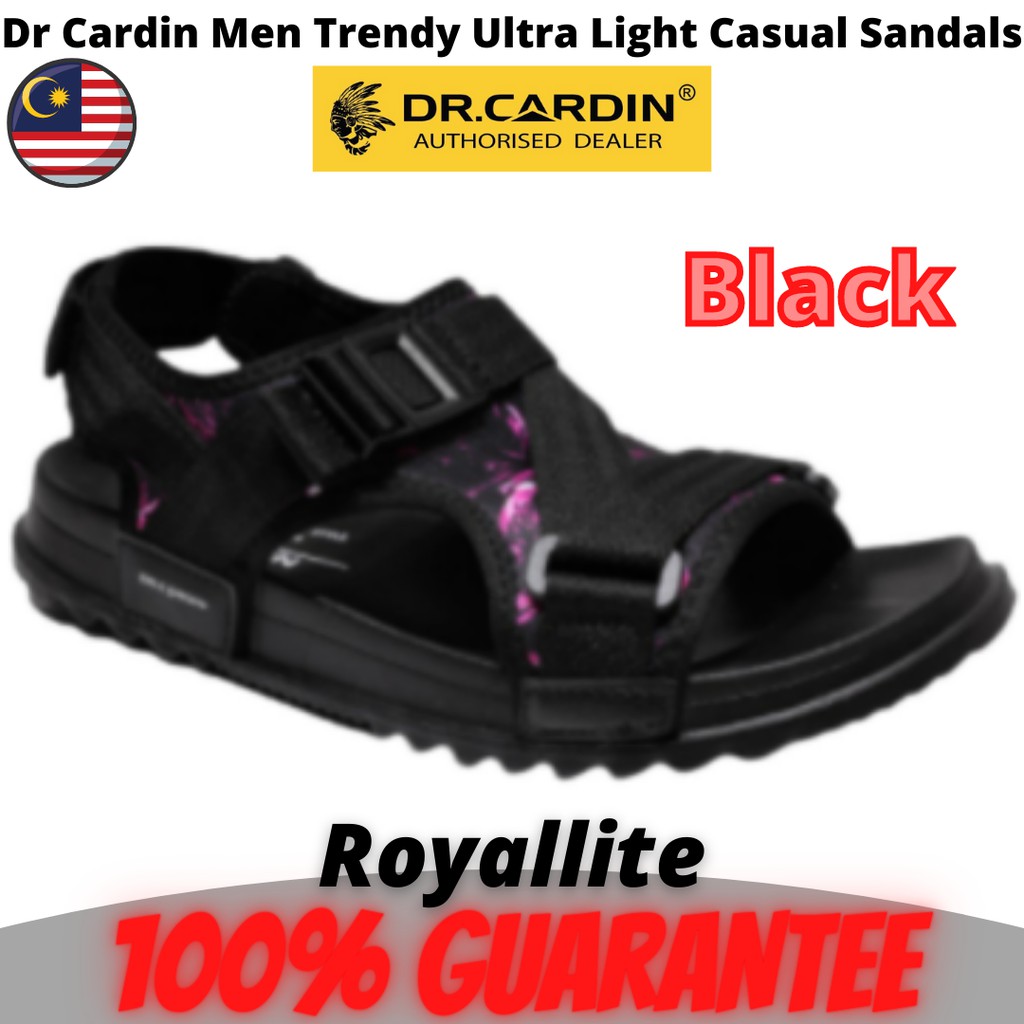 Dr Cardin Men Trendy Ultra Light Casual Sandals (D-EOC-7280) Black & Navy