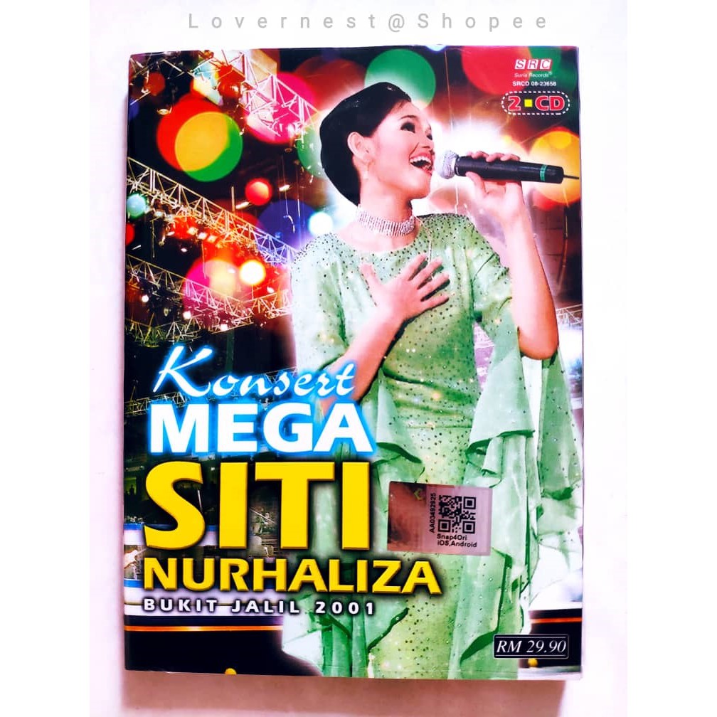 Siti Nurhaliza - Konsert Mega Siti Nurhaliza Bukit Jalil 2001 CD Live Album