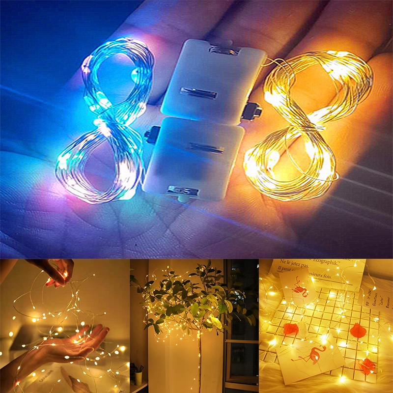 Christmas Tree Decoration Lights Bedroom Mood Light 1/2m Holiday Decoration LED Fairy String