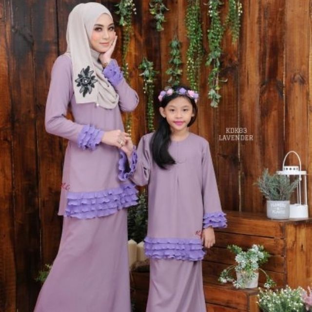 S 3XL 2 12Y BAJU  KURUNG KASEH SEDONDON IBU  DAN  ANAK  