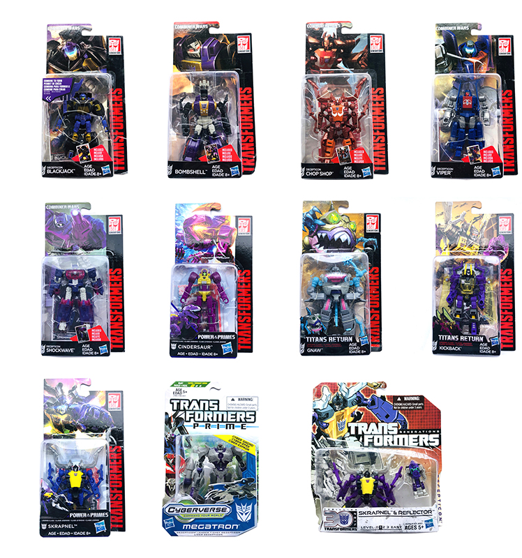 books Transformers Decepticon Combiner Wars Cyberverse Power of the Primes Titans Return Legends Class 4in Deformation Toys Mini Action Figure In Stock